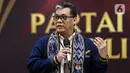 Ketua Umum Partai Garuda Ahmad Ridha Sabana memberikan keterangan saat Pendaftaran Partai Politik Calon Peserta Pemilu tahun 2024 di Kantor KPU, Jakarta, Rabu (3/8/2022). Hari ketiga pendaftaran, Partai Garuda menjadi partai politik kesebelas yang mendaftarkan diri untuk calon peserta Pemilu tahun 2024. (Liputan6.com/Johan Tallo)