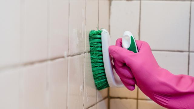 Ilustrasi membersihkan kamar mandi