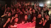 Aksi Bless The Knights di Kuala Lumpur, Malaysia. (Foto: istimewa)
