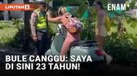 Bule Australia Ngamuk Saat Dihentikan Polisi di Bali