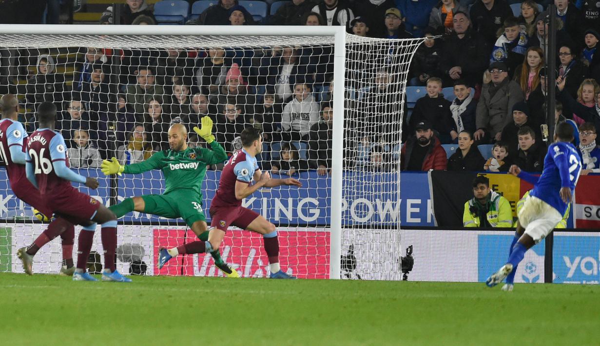 Foto Leicester City Hajar West Ham Di Kandang Bola Liputan6 Com