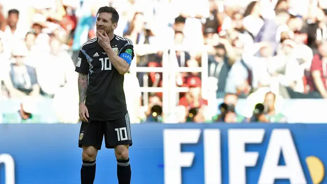 Timnas Argentina, Timnas Islandia, Piala Dunia 2018, Lionel Messi