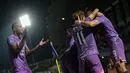 <p>Pemain Persita Tangerang merayakan gol kedua timnya yang dicetak oleh Muchamad Wildan Ramdhani Nugraha saat laga pekan pertama BRI Liga 1 2022/2023 antara Persita Tangerang melawan Persik Kediri di Indomilk Arena, Tangerang, Senin (25/07/2022). (Bola.com/Bagaskara Lazuardi)</p>