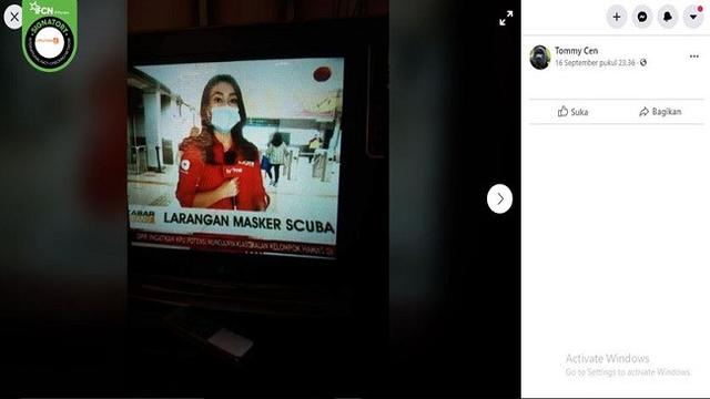 Cek Fakta Tidak Benar Masker Scuba Dilarang Karena Alasan Politik Cek Fakta Liputan6 Com