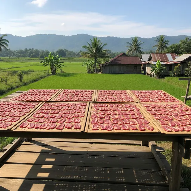 Cara Mengawetkan Daging Kurban Tanpa Kulkas (Image by Gemini AI)