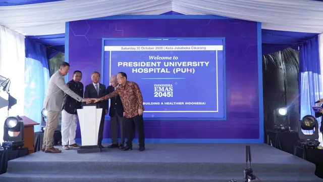RS President University di kawasan Kota Jababeka, Cikarang, Kabupaten Bekasi, mulai beroperasi pada Oktober 2026. Fasilitas ini disiapkan untuk mengembangkan layanan kanker dan penyakit jantung secara bertahap.