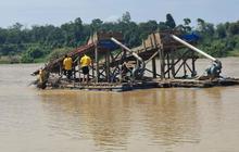 8 Rakit Tambang Emas Ilegal Dimusnahkan di Riau, Polisi Kuansing Beri Peringatan Keras