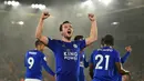 Ben Chilwell bergabung dengan akademi Leicester City pada 2009. Kemudian, Ia dipromosikan ke skuat utama The Foxes pada musim 2016/17. Chilwell mampu tampil gemilang dan menarik Chelsea untuk merekrutnya. The Blues kala itu merogoh kocek sebesar £45,18 juta. (AFP/Glyn Kirk)