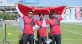 Indonesia kembali menambah koleksi raihan medali emas SEA Games 2025 Thailand. (Bola.com/Bagaskara Lazuardi)