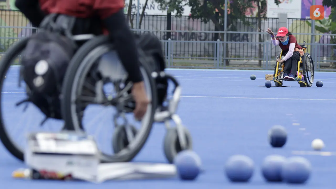 Latihan Lawn Bowls Jelang Asian Para Games 2018