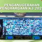 Penganugerahan Penghargaan K3 2020 dari Kemnaker.