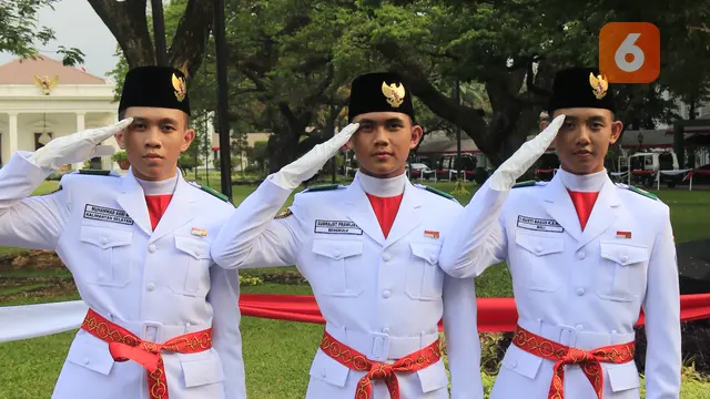 Paskibraka 2020, Paskibraka, Paskibraka Nasional 2020, Jokowi, HUT ke-75 RI, HUT RI ke-75, I Gusti Agung Bagus Kade Sanggra Wira Adhinata