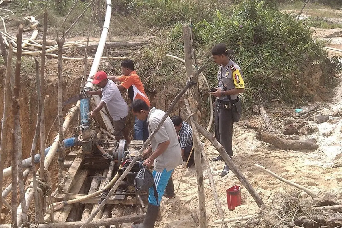 Penambangan Emas Liar Jambi