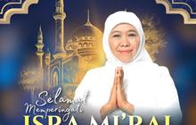 Gubernur Khofifah Ajak Masyarakat Jatim Tingkatkan Disiplin Ibadah dan Iman di Momen Isra Mikraj 1447 H