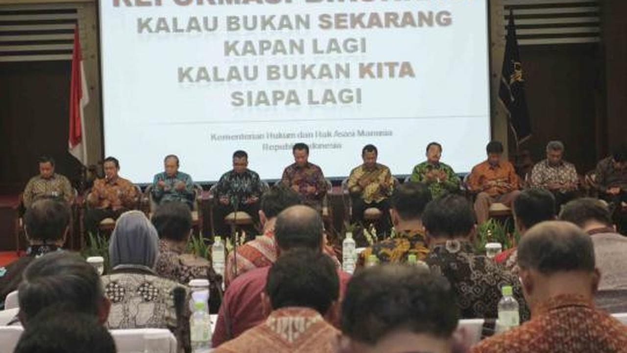 Kemenkumham gelar rapat reformasi birokrasi