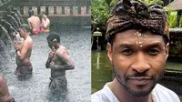 Usher liburan di Bali, jalanii melukat hingga yoga. (Dok: IG @niluhdjelantik&nbsp;https://www.instagram.com/p/C4IigJgylYJ/?igsh=dWxjOWRwMDFuOW5w)