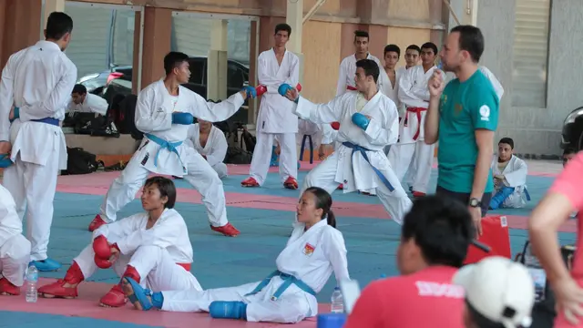 Timnas Karate Indonesia tengah menggelar pemusatan latihan di Mesir.
