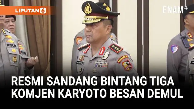 Gagah Komjen Karyoto Besan Dedi Mulyadi Resmi Sandang Bintang Tiga Polri