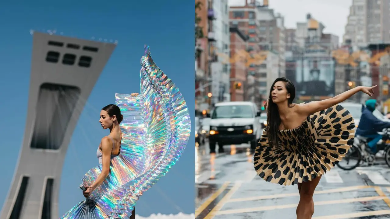 Bak Busana Mahal, Seniman Ini Manfaatkan Limbah Kertas untuk Pakaian Ballerina