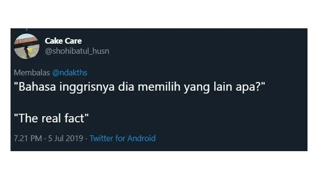 Pelesetan Kocak Arti Kata Bahasa Inggris Ini Bikin Tepuk Jidat