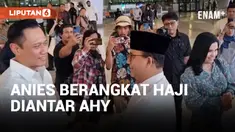 Anies Baswedan Berangkat Haji Diantar oleh AHY