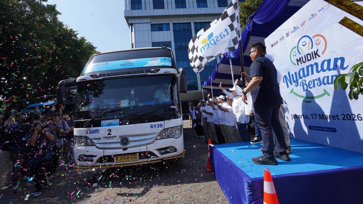 TASPEN Bantu Ribuan Pemudik Pulang Kampung dengan Program Mudik Gratis 2026