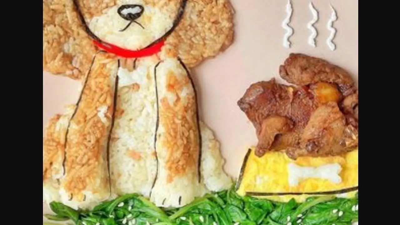 Wanita Ini Hias Makanan Seperti Lukisan Agar Anaknya Mau Makan