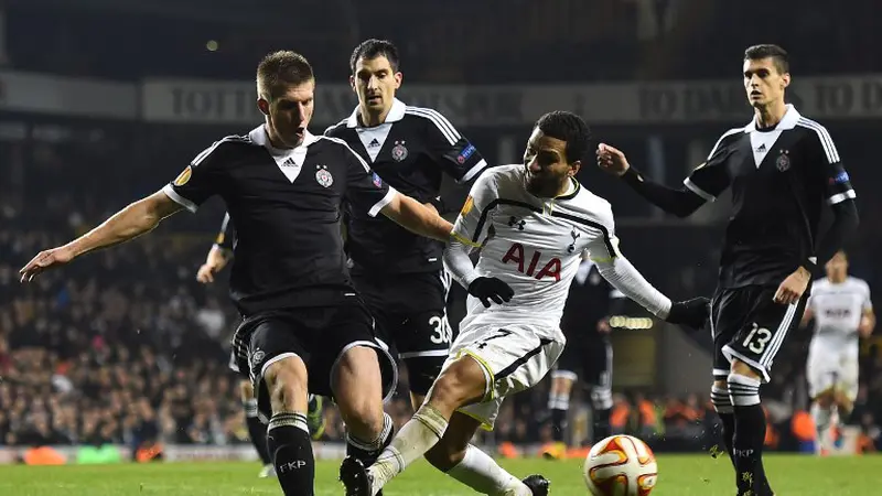 Kalahkan Partizan, Tottenham Lolos dari Babak Penyisihan Grup