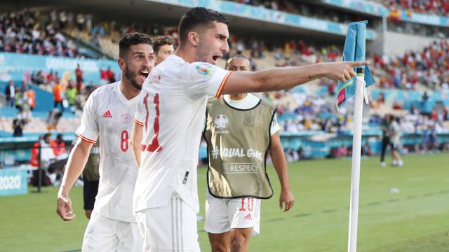 Foto Piala Eropa: Spanyol Lolos ke 16 Besar Euro 2020 usai Pesta Gol ke gawang Slovakia