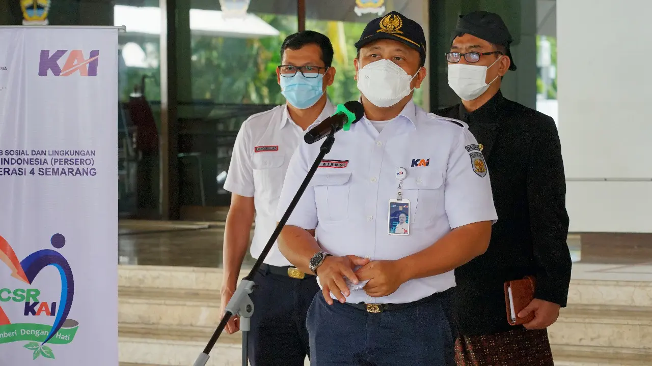 Foto  EVP KAI Daop 4 Semarang Wisnu Pramudyo