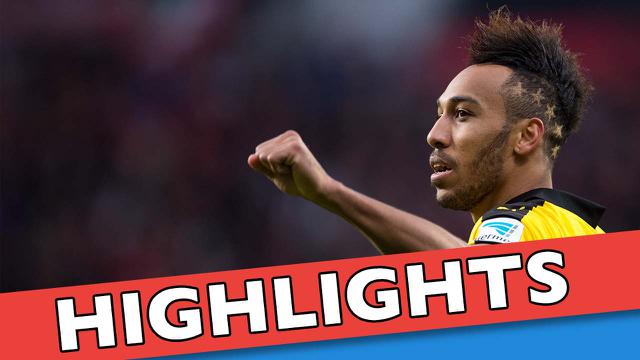 Leverkusen vs Dortmund 0-1: Kecerdasan Aubameyang