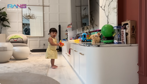 Potret Ruang Keluarga Rumah Raffi Ahmad (YouTube Rans Entertainment)