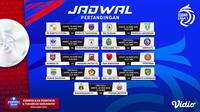 Jadwal Resmi dan Live Streaming BRI Liga 1 Pekan ke-33 di Vidio!