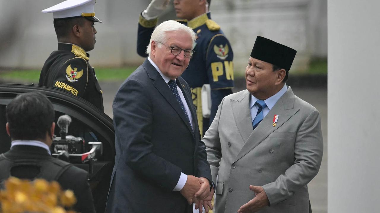 FOTO: Presiden Prabowo Terima Kunjungan Kenegaraan Presiden Jerman di Istana Merdeka