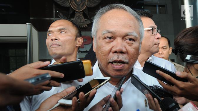 Menteri Pekerjaan Umum dan Perumahan Rakyat (PUPR) M Basuki Hadimuljono. (Merdeka.com/Dwi Narwoko)