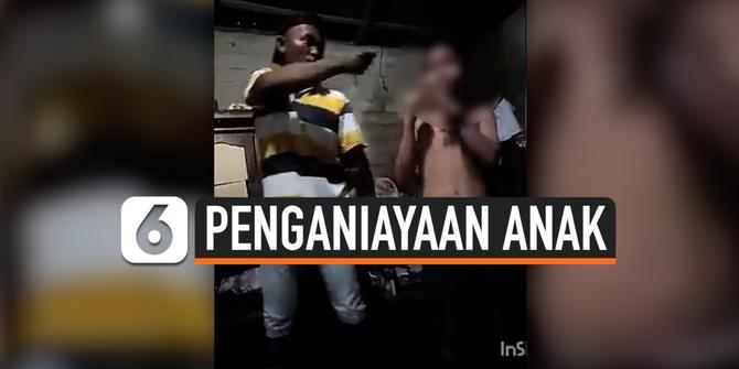 VIDEO: Tak Terima Ditinggal Istri, Pria ini Rekam Video Aniaya Anaknya Sendiri