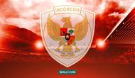 Timnas Indonesia logo. (Bola.com/Wiwig Prayugi)