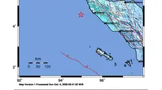 Calang Aceh Jaya Diguncang Gempa Magnitudo 5,9