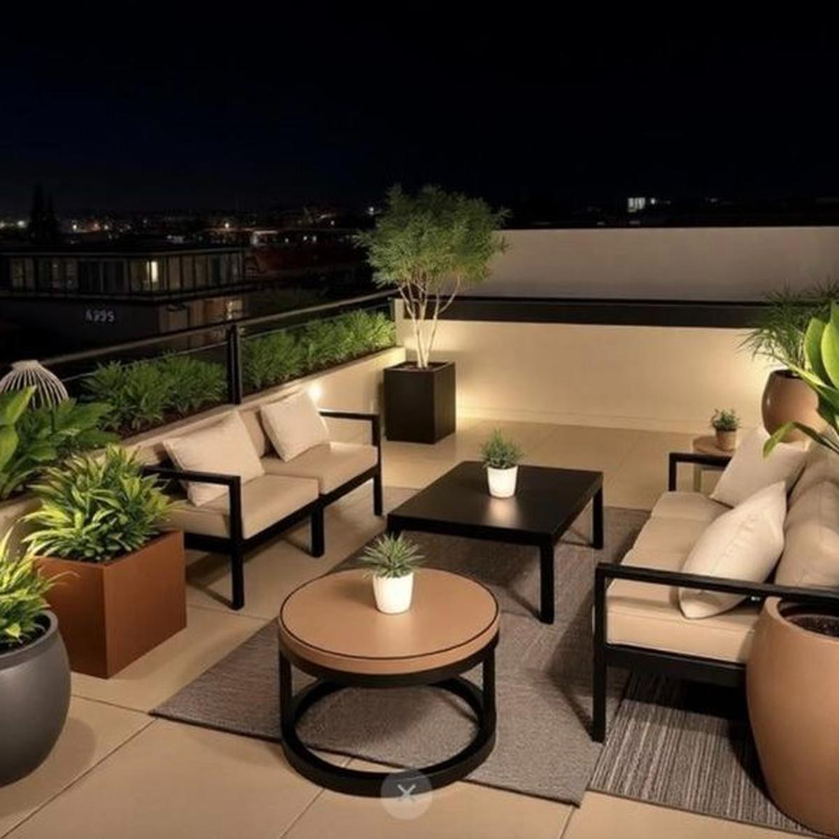 Ilustrasi Balkon Minimalis Simpel Modern (&copy;Pinterest)