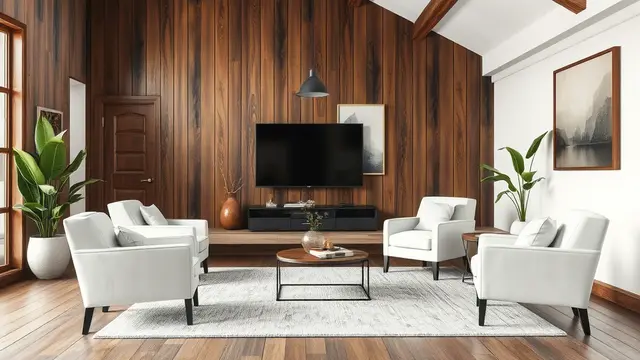 Kombinasi Warna Cokelat Interior