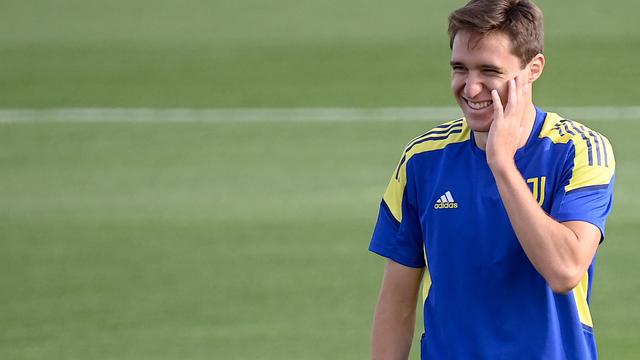 Latihan Juventus Jelang Lawan Chelsea