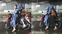 Gara-gara Salah Tingkah, Wanita Ini Tak Sadar Tinggalkan Teman saat Naik Motor