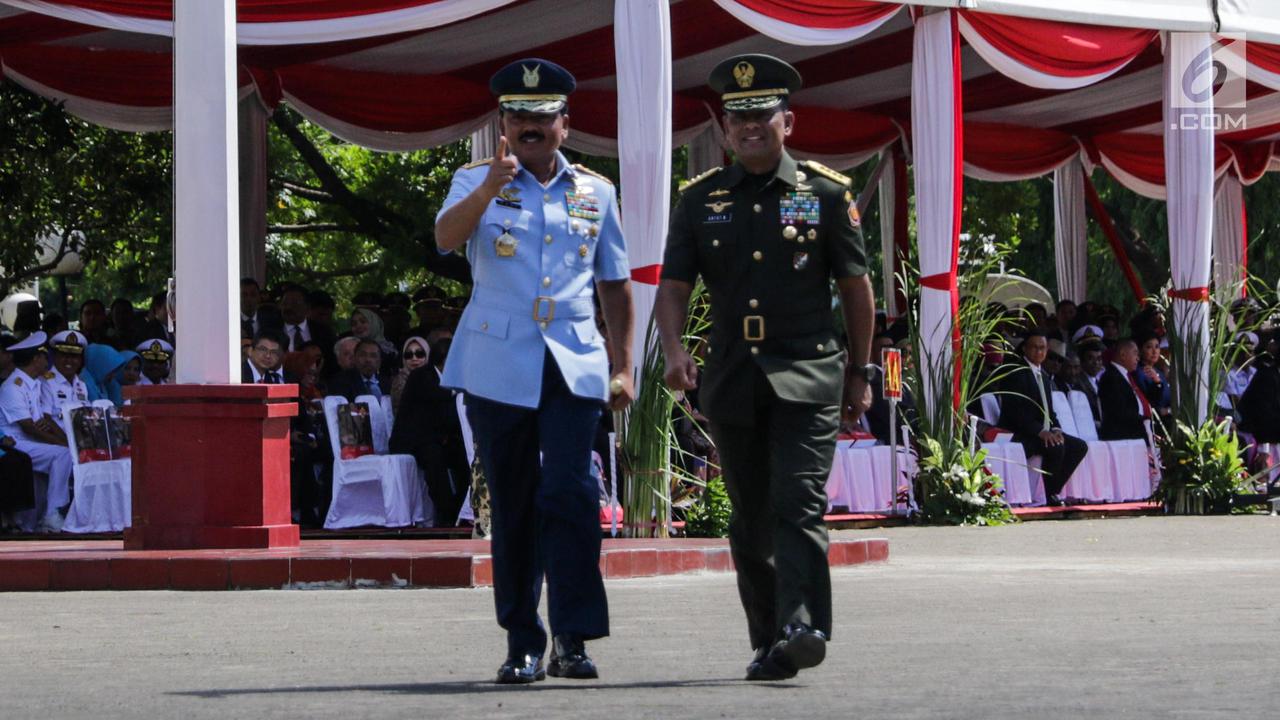Serah terima jabatan Panglima TNI