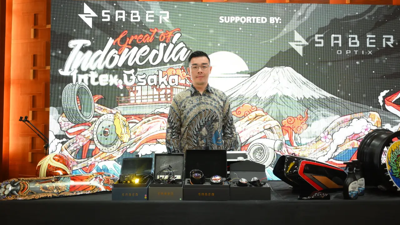 Saber Industries bawa produk lampu terbaiknya dan Mitsubishi Evolution IX ke Osaka Auto Messe 2024