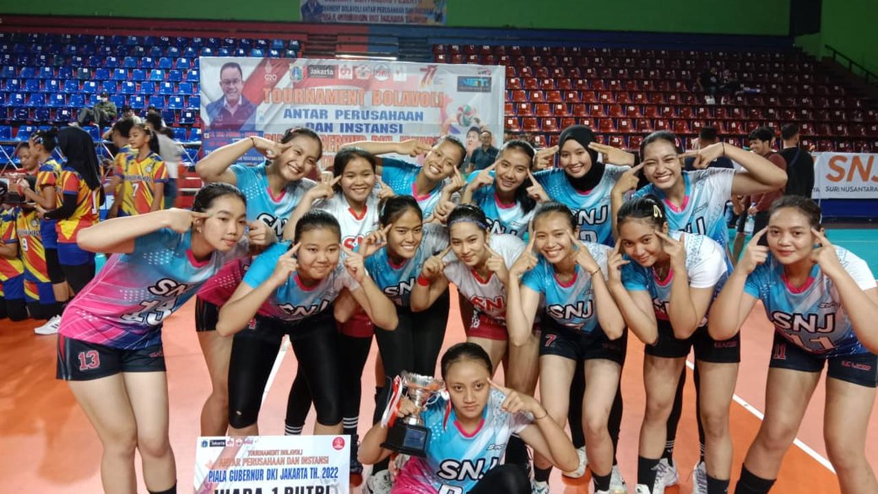 Suri Nusantara Jaya - SNJ - Turnamen Bola Voli AntarPerusahaan dan Instansi Piala Gubernur DKI Jakarta