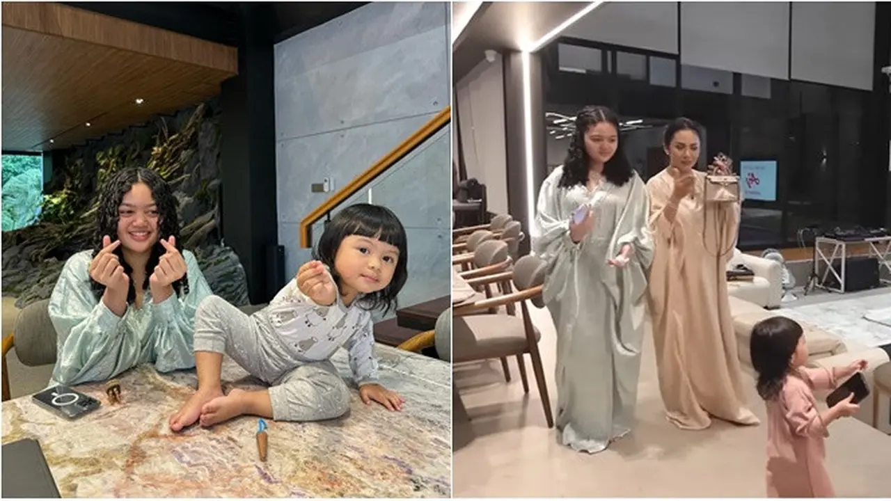 6 Potret Amora Lemos Ikut Krisdayanti Bukber di Rumah Aurel Hermansyah, Menawan
