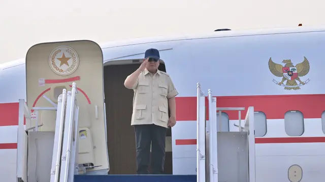Presiden Prabowo Subianto bertolak ke Maluku Utara untuk meresmikan 11 proyek industri dan memimpin ekspor perdana baterai kendaraan listrik di kawasan IWIP. (Dok Sekretariat Kabinet)