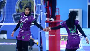 Juara bertahan tim putri Jakarta Pertamina Enduro (JPE) sukses mengamankan poin penuh setelah menumbangkan Jakarta Livin' Mandiri pada laga Proliga 2026. (Dok. PBVSI)