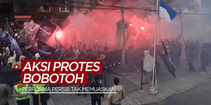 VIDEO: Performa Persib Bandung di Seri I BRI Liga 1 Tak Memuaskan, Bobotoh Kembali Lakukan Aksi Protes