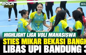 Highlight Liga Voli Mahasiswa Seri Jakarta 2026: STIES MIKAR Bekasi Bangkit, Libas UPI Bandung 3-1